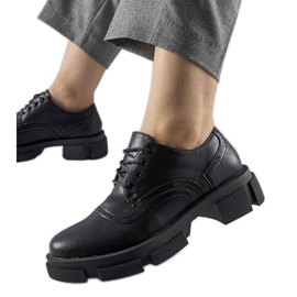 Schwarze Schnürschuhe von Piazzetta