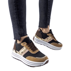 Braune Plateau-Sneaker von Provinciale