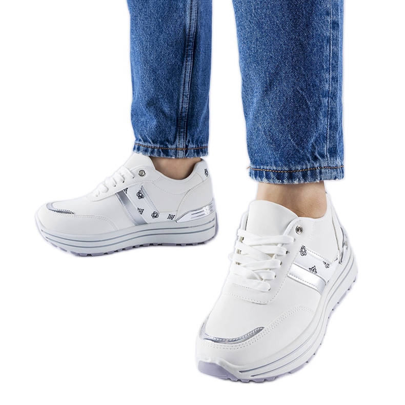 Weiße Plateau-Sneaker von Provinciale