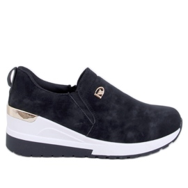 Hense Schwarze Keilschuhe