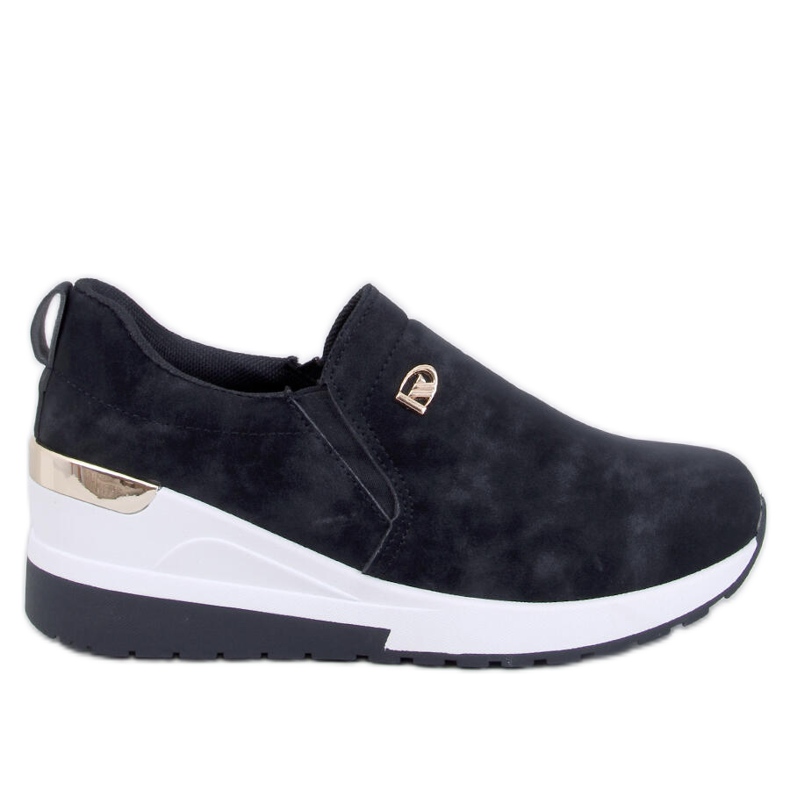 Hense Schwarze Keilschuhe