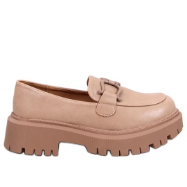 Elken Khaki Plateau-Loafer beige