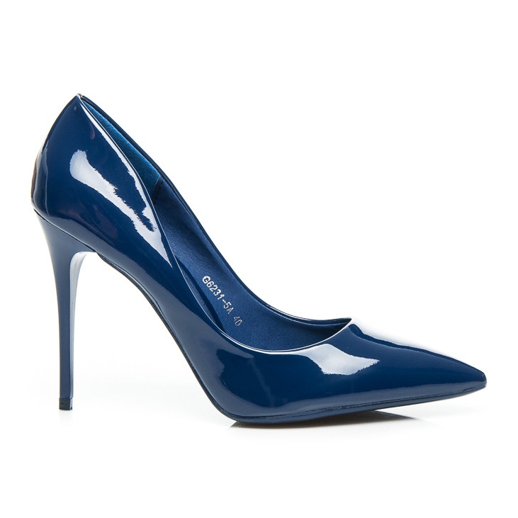 Queen Bee Lackierte Passion High Heels blau