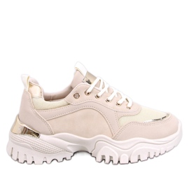 Fleis Beige Damen-Sportschuhe
