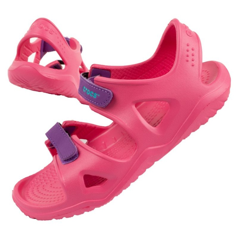 Crocs Swiftwater Jr 204988-600 Sandalen rosa