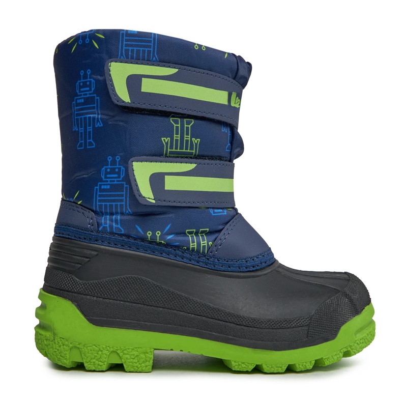 Schwarze Lee Cooper LCJ-23-44-2006K NAVY/FUCHSIA Schneestiefel