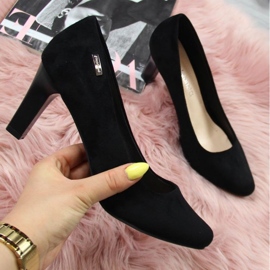 Sergio Leone W SK39T schwarze Wildlederpumps