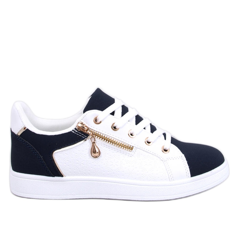 Barges Whitenavy Damen-Sneaker weiß
