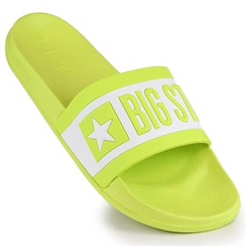 Limette Sport-Flip-Flops für Damen Big Star LL274742 grün