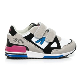 American Club Sport Klett Schuhe grau