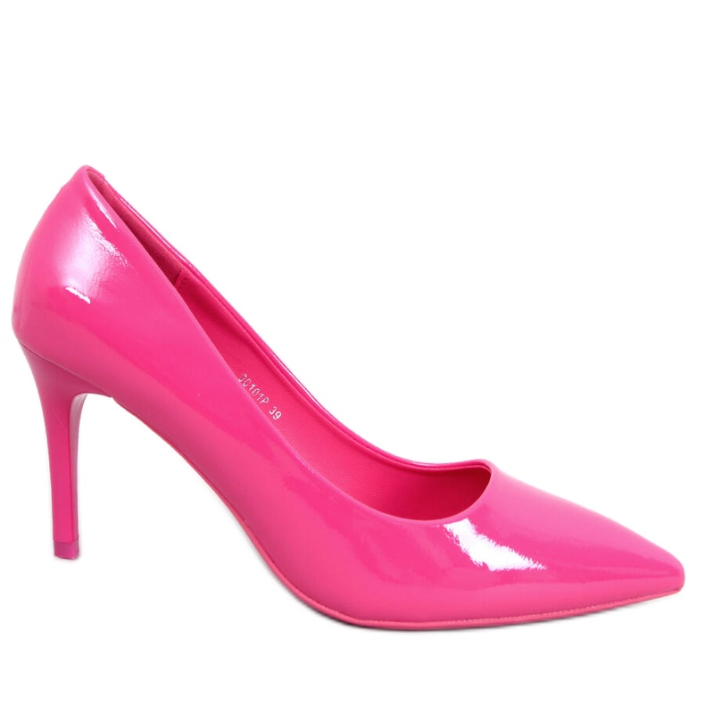 Charlotte Fuchsia lackierte Stiletto-Pumps rosa