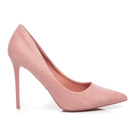Vices Spring High Heels Laster rosa
