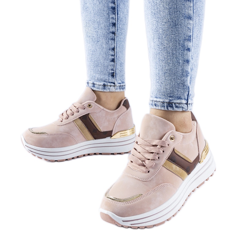 Rosa Provinciale-Plateau-Sneaker