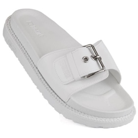 Big Star W Plateau-Flip-Flops JJ274A309 INT1681C weiß