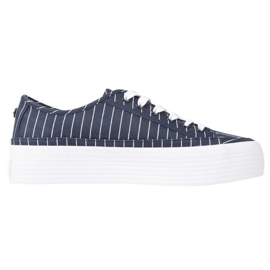 Tommy Hilfiger Essential Stripe Sneaker W FW0FW06530 Schuhe blau
