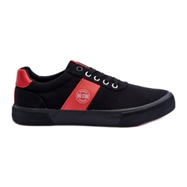 Stoff-Sneaker für Herren Big Star JJ174255 Schwarz