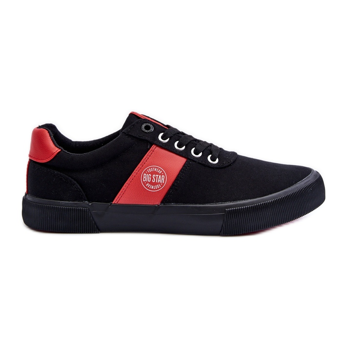 Stoff-Sneaker für Herren Big Star JJ174255 Schwarz