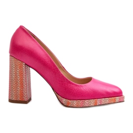 Laura Messi 2746 Rosa Pumps mit hohen Absätzen