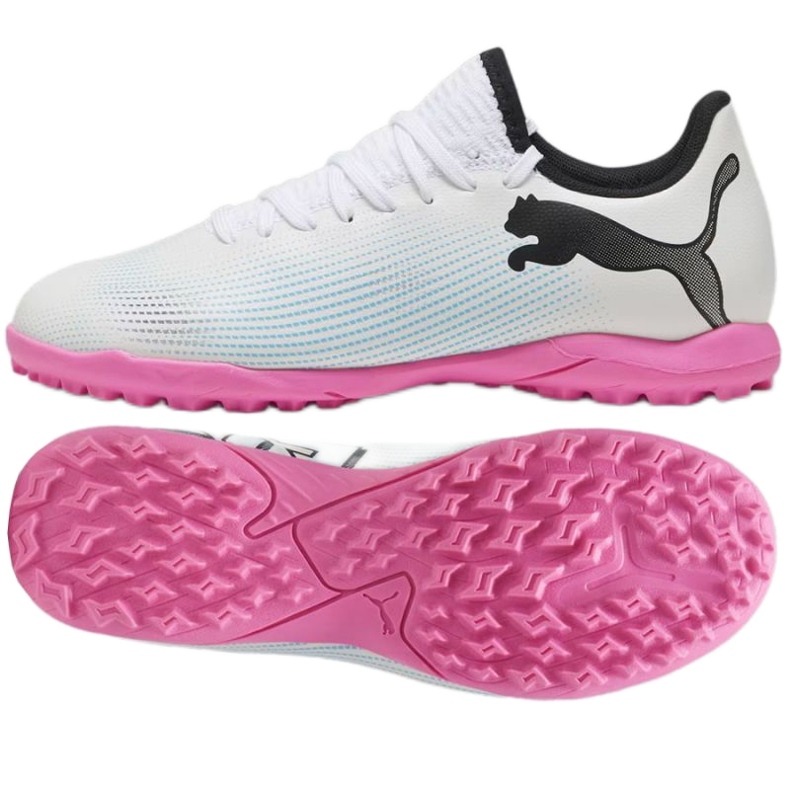 Puma Future 7 Play Tt Jr Schuhe 107737 01 weiß