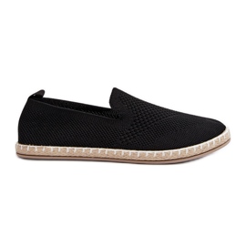 Schwarze Harmonie Damen-Slip-On-Espadrilles