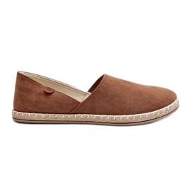 Damen-Espadrilles aus Wildleder in Braun Vulcano