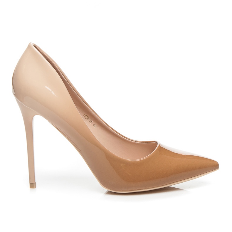 Vices Lackierte Ombre-Absätze braun