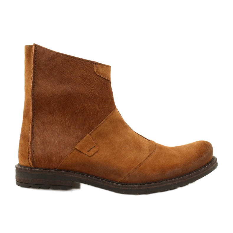 Olivier Leder Herrenstiefel 553KZ rot braun