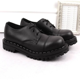 Gregor W GRE1206A Lederstiefel, schwarz