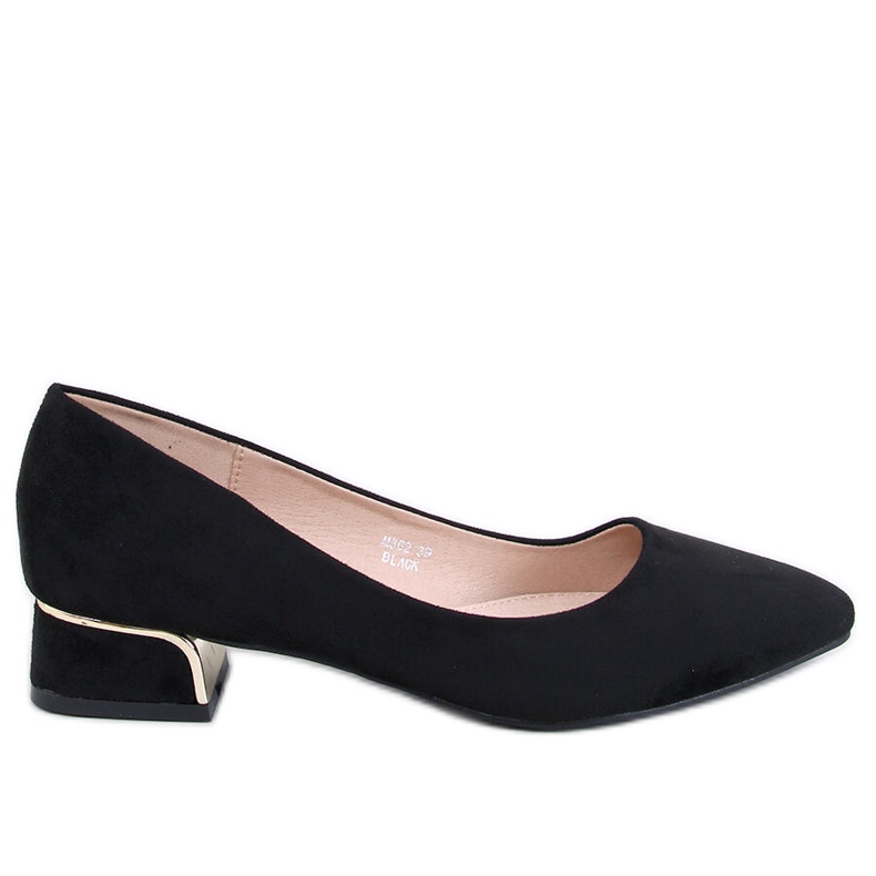 Marani Schwarze Pumps mit niedrigem Absatz