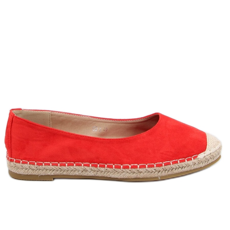 Damen-Espadrilles Treisa Rot