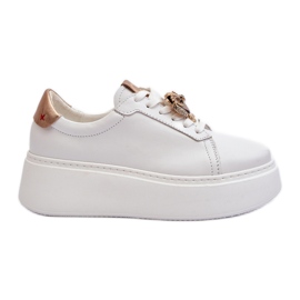 Damen-Ledersneaker CheBello 4411 Weiß