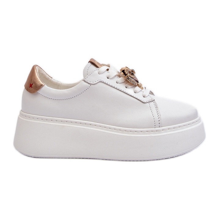 Damen-Ledersneaker CheBello 4411 Weiß