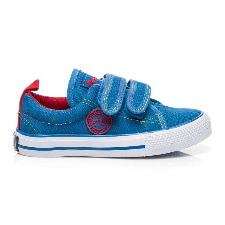 American Club Sport Klett Turnschuhe blau