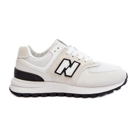 Damen Sport-Sneakers Schuhe Weiß Alettesa