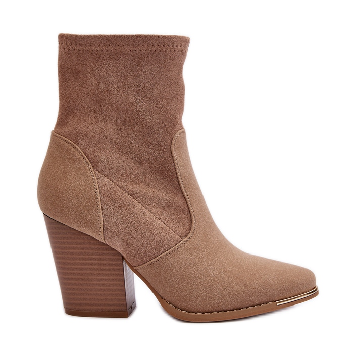Damen Stiefeletten Beige Sanile
