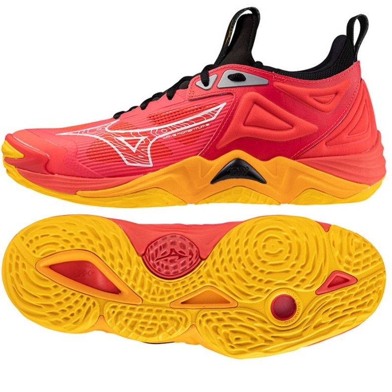 Mizuno Wave Momentum 3 M V1GA231204 Volleyballschuhe rot