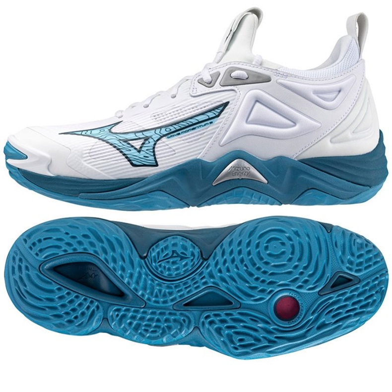 Mizuno Wave Momentum 3 M V1GA231221 Volleyballschuhe weiß