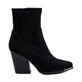 Damen Stiefeletten Schwarz Sanile