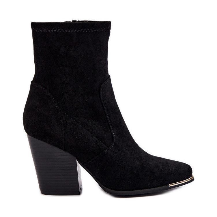 Damen Stiefeletten Schwarz Sanile