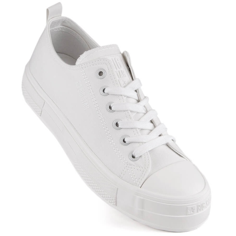 Weiße Plateau-Sneaker für Damen Big Star NN274853