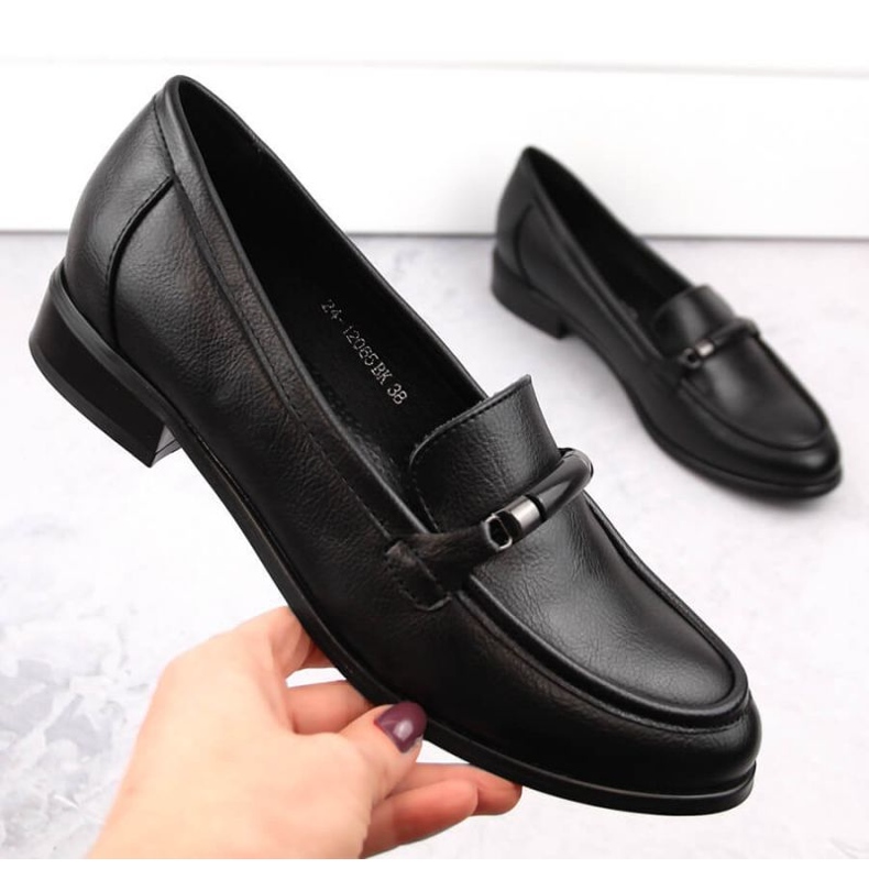 Potocki W WOL204A Schuhe mit niedrigem Absatz, schwarz