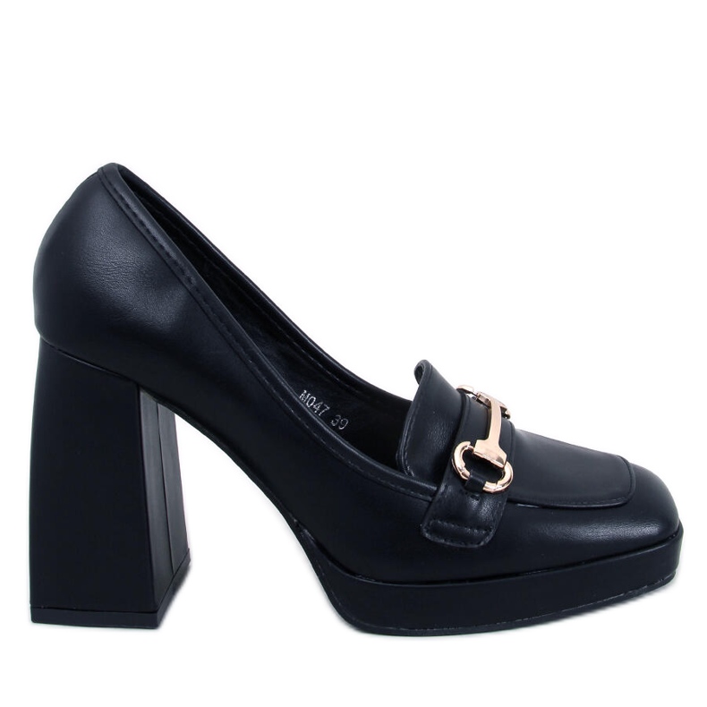 High-Heel-Loafer von Albers Black schwarz