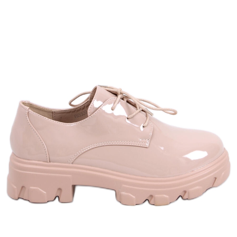 Pragma Nude Loafer mit hoher Sohle beige