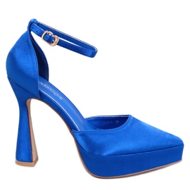 Plateaupumps von Carlie in Marineblau