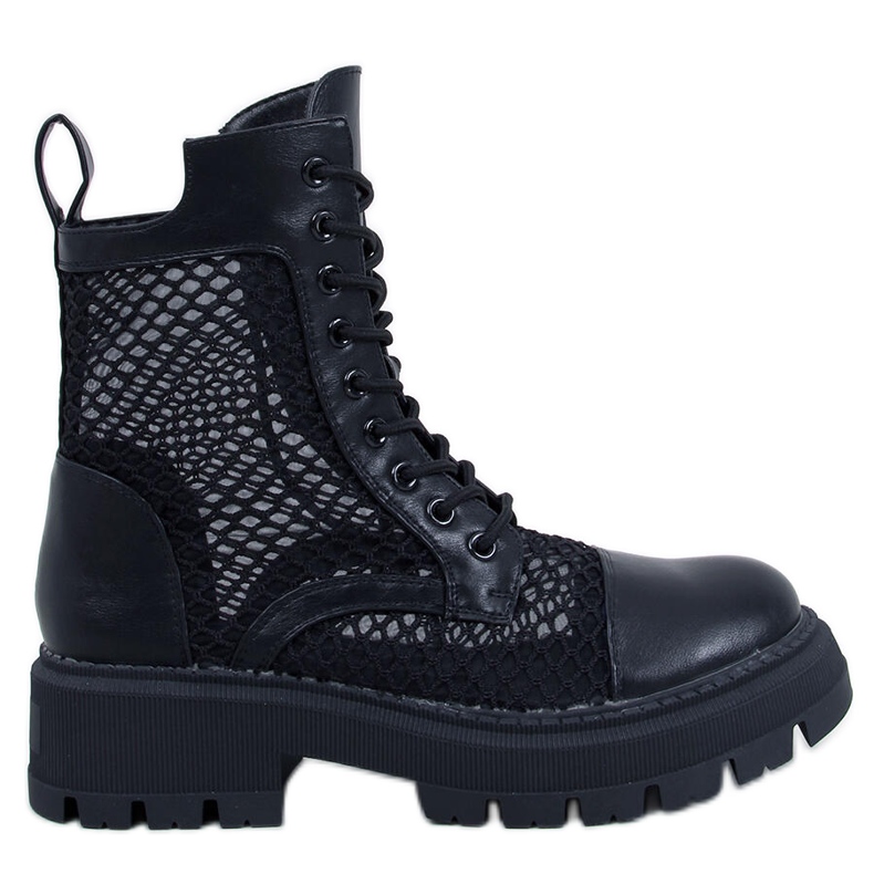 Ralston Nero durchbrochene Stiefeletten schwarz