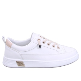 Stocks Beige Damen-Sneaker weiß