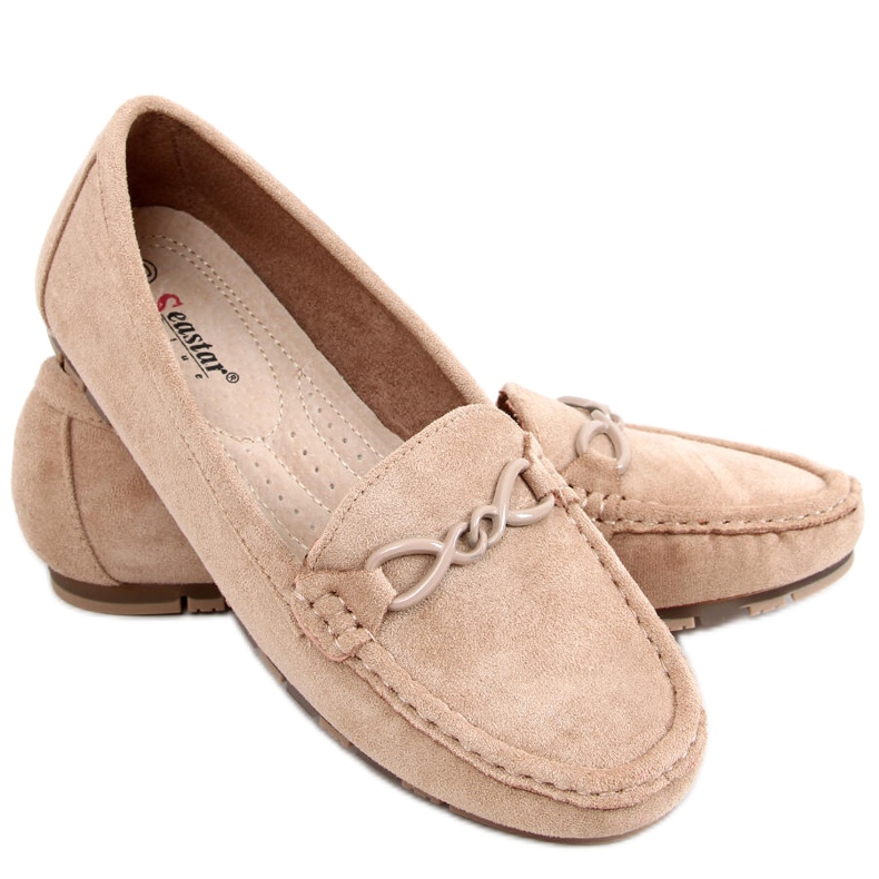 Saga Khaki Loafer für Damen beige