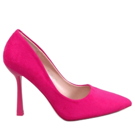 Camerin Fuchsia Wildleder-Heels für Damen rosa