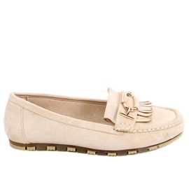 Leif Beige Damen-Slipper
