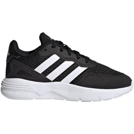 Adidas Nebzed Lifestyle Lace Running Jr HQ6144 Schuhe schwarz